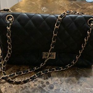 Leather lamb hand bag